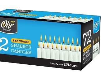 F-2 Shabbath Candles (72 x 8)